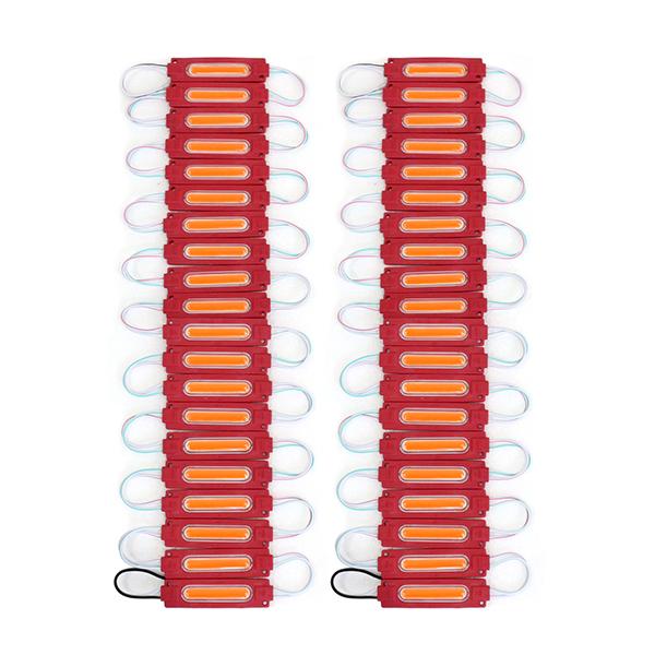 トラック LED サイドマーカー ランプ レッド 赤 防水設計 24V車対応 ダンプ デコトラ イル...