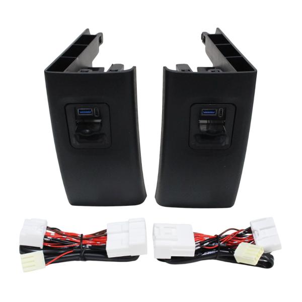 USB 増設ポート パネル USB タイプC 急速充電 後部座席用 アルファード 30系 2列目 エ...