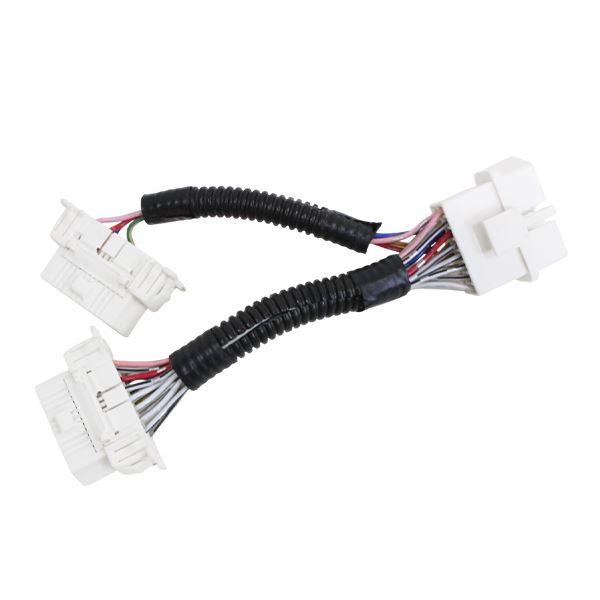 OBD OBD2 分岐ハーネス 16ピン + 4ピン 2ポート 分岐ハーネス レーダー 2分岐配線 ...