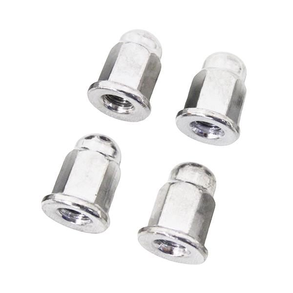 マフラーナット 4個セット M6 ピッチ1.0 全長17mm マフラー ロング ナット バリオス バ...