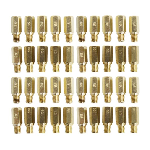 ケイヒン キャブレター用 メインジェット 40個 CRF450R FZR400RR KX80 KX8...