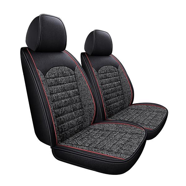 シートカバー メルセデスベンツ AMG GT R190 ブラック リネン 被せるタイプ 汎用 簡単取...