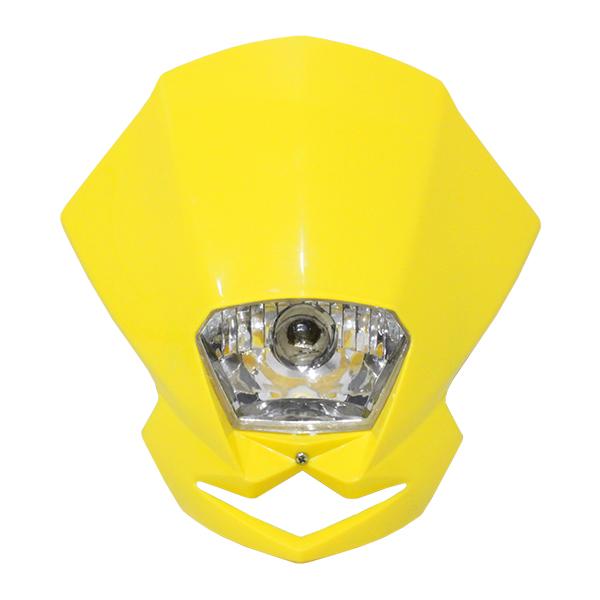 バイク ヘッドライト マスク カウル オフロード フロント ヘッドライトアセンブリ XR250モター...