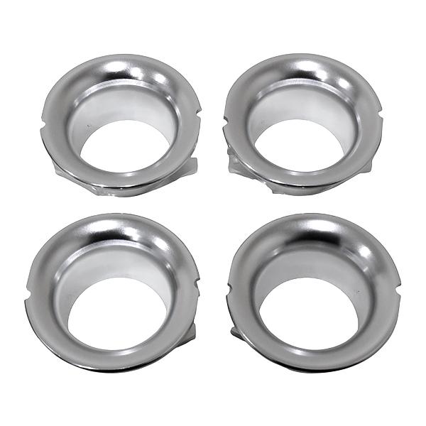 ケイヒン FCR ラージボディ用 エア ファンネル 4個 シルバー 銀 FCR37 FCR39 FC...