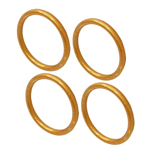 バイク マフラー ガスケット 4個 43mmx35mmx4mm ホンダ シルバーウイング400 VR...