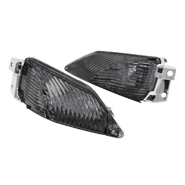 バイク リア ウインカーレンズ スモーク 左右セット GSX-R1000 K9 09-11 リヤ ウ...