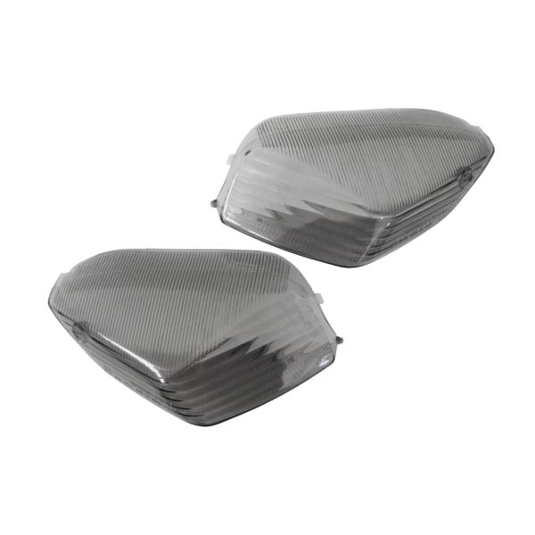 バイク リア ウインカー レンズ カバー ブラック ZZR1400 ZXT40A ZXT40B ZX...