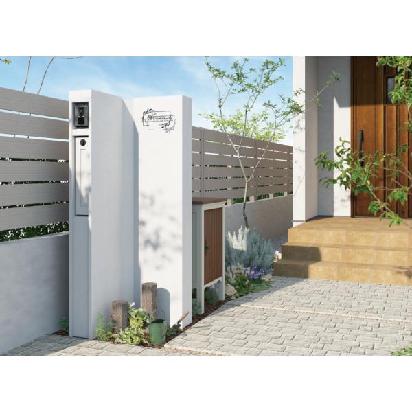 ディーズガーデン ディーズポルタ ルアン ウォールD機能門袖 ポストあり