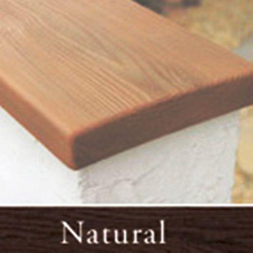 笠木 F-3E ナチュラル木目シリーズ 連結タイプ(端部笠木) ディーズガーデン ディーズデコ