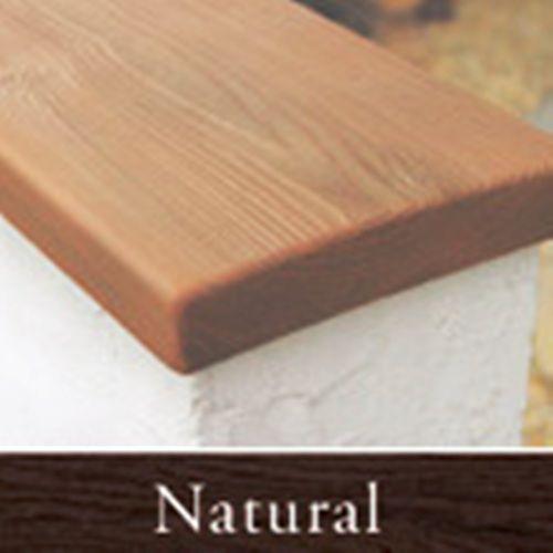 笠木 F-3S ナチュラル木目シリーズ 単独タイプ(L845) ディーズガーデン ディーズデコ