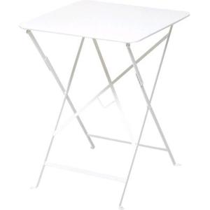 ビストロテーブル57×57 01ホワイト ガーデンファニチャー フェルモブ ビストロシリーズ