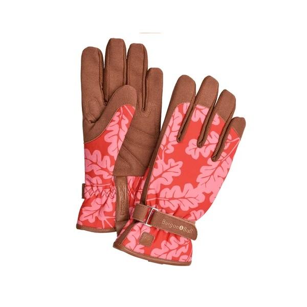 手袋 ガーデニング ガーデングローブ バーゴン＆ボール オークリーフ柄 Love The Glove