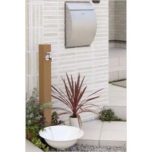 水栓柱 シャワーポール レヴウッドタイプ 1口仕様 水用 蛇口別売り