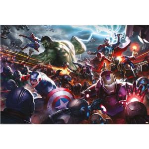 マーベルコミックス　Marvel Future Fight　輸入ポスター 61cm x 91.5cm