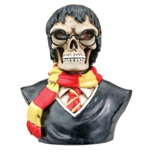 スカル マネーバンク 頭蓋骨型の貯金箱 フィギュア 貯金箱