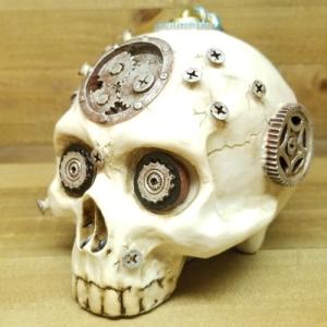 スカル マネーバンク 頭蓋骨型の貯金箱 フィギュア 貯金箱