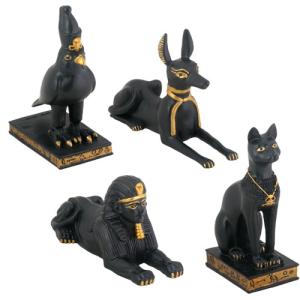古代エジプト　アヌビス神　フィギュア アヌビス 神 ANUBIS 立像 レリーフ型【エジプシャン・置物