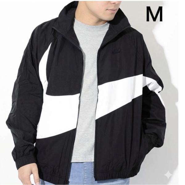 【Mサイズ】 NIKE ナイキ ビッグスウォッシュ ナイロンジャケット AR3133-010 ビッグ...