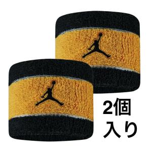 NIKE JORDAN ナイキ ジョーダンリストバンド テリー ブラック/サンドゴールド/ブラック