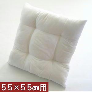 座布団55角カバー用ヌードクッション、日本製、5...の商品画像
