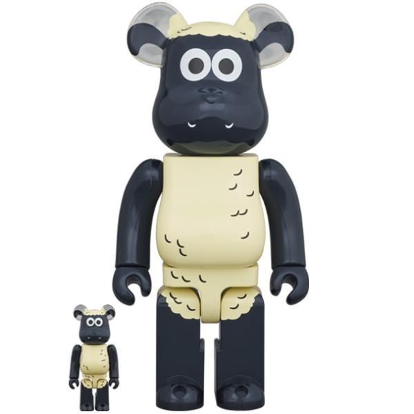 【新品】BE@RBRICK Shaun 100％ &amp; 400％ MEDICOM TOY メディコム・...