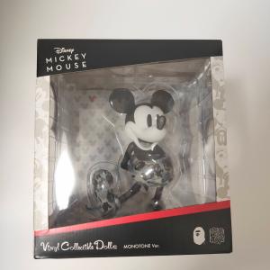 ☆新品未開封☆MEDICOM TOY VCD BAPE(R) MICKEY MOUSE MONOTONE Ver. A BATHING APE メディコムトイ ミッキーマウス アベイシングエイプ モノトーン｜fox4store