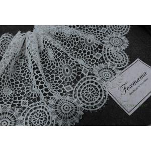 ケミカル両山レース 0.5m 花 丸  オフ白・キナリ (LCCA71KNSHRY)