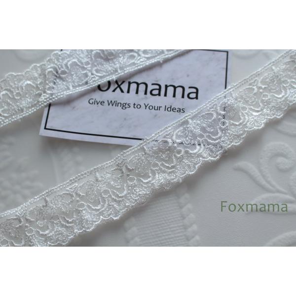 チュールレース 1m 花 オフ白 (LFL282OWHH00)