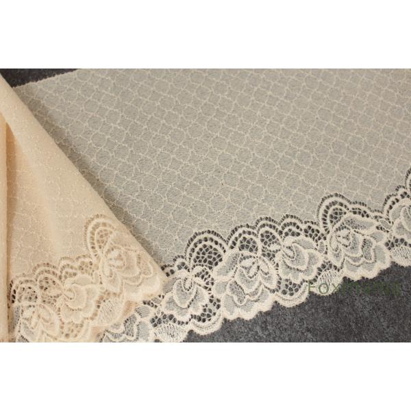 【セール品】片山ストレッチレース 3m 花 薄橙 (LFLA60FLHWSC)