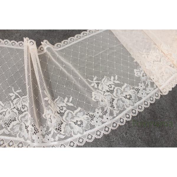 【セール品】ストレッチレース 3m 花 薄ピンクオレンジ (LFLA70OPHHSC)