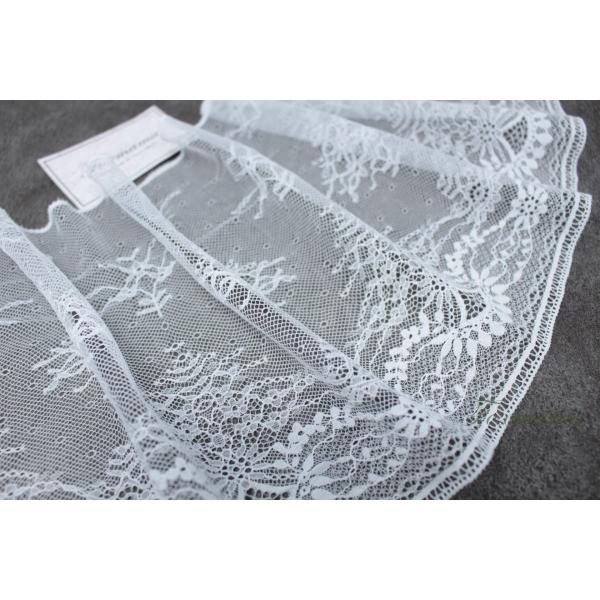 片山レース 1m 花 白 (LFLB00WHSHKY)