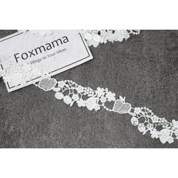 ケミカルレース 1m フルーツ 果物 オフ白 (LFS271OWEH00)