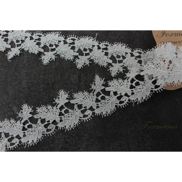 ケミカルレース 0.5m 葉 オフ白・キナリ (LLF571KNSH00)