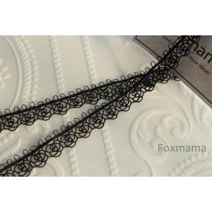 片山チュール刺繍レース 1m シェル 貝 海 オフ白キナリ (LSLA62KNHYKY