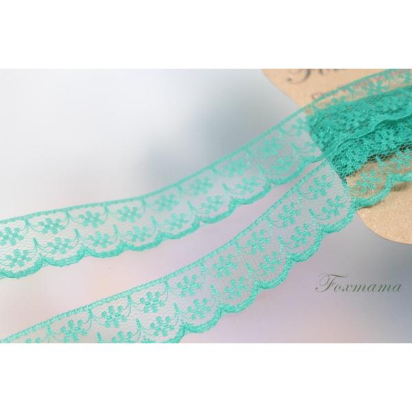 ラッセルレース 2m スカラップ グリーン 緑 (LSC224GRSE00)