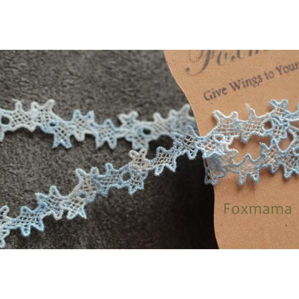 ケミカルレース 1m 星 グラデーション 青x白 (LST151BLHDGD)