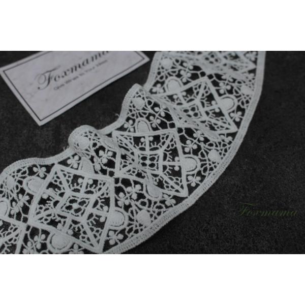 ケミカルレース 0.5m　幾何学模様 キナリ (LSY641KNHY00)