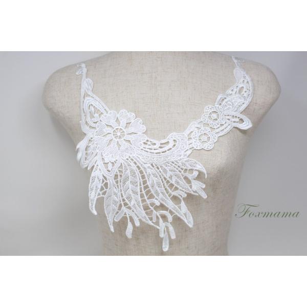 ケミカルレースモチーフ 1枚 キナリ・オフ白 (MCLA81KNSE00)