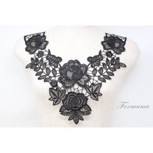 ケミカルレースモチーフ 1枚 黒 (MCLC01BKSE00)