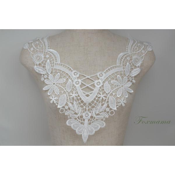 ケミカルレースモチーフ 1枚 オフ白・キナリ (MCLC91KNSE00)