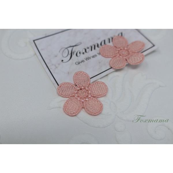 ケミカルモチーフ 4枚 花 サーモンピンク (MF5321SPHW00)