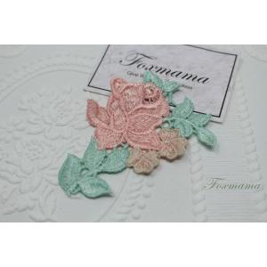 ケミカルレースモチーフ 1対 花 水色 (MFLB81WTSAJL) : Foxmama Yahoo