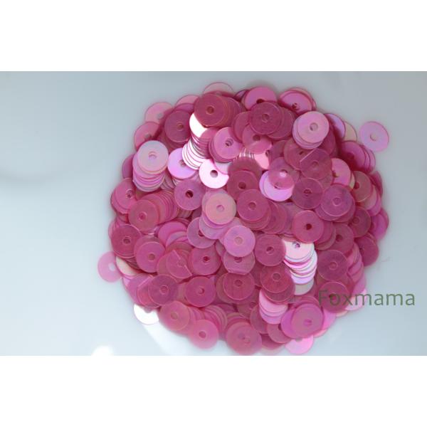 スパンコール 4mm 約650枚(約2g) 丸 マット 薄オーロラ 濃ピンク (SCC04ADPES...