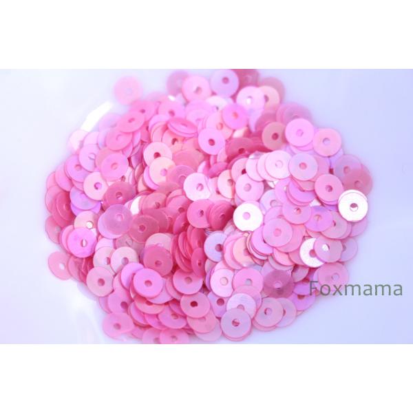 スパンコール 4mm 約650枚(約2g) 丸 マット 薄オーロラ ピンク (SCC04APKGA0...