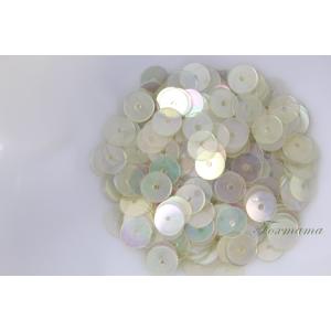 スパンコール 約320枚(約2g) 丸　5mm　オーロラ 半透明