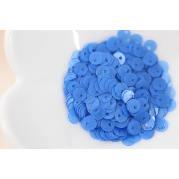 スパンコール 約310枚(約2g) 丸 5mm 青 トップホール (SCC05BBLJL00)