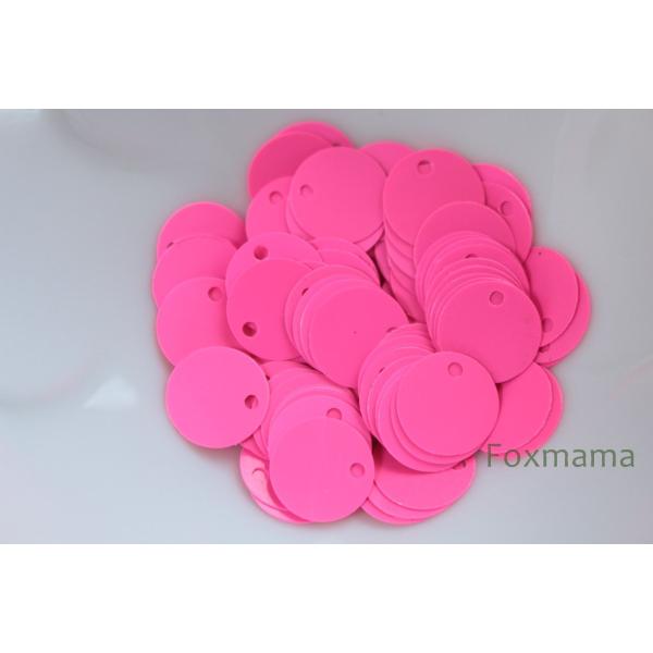 スパンコール 10mm 約90枚(約2.5g) 丸 トップホール 濃いピンク (SCC100DPHH...