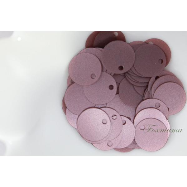 スパンコール 約70枚(約2g) 丸 10mm トップホール マット 紫茶色 (SCC10MPCJJ...