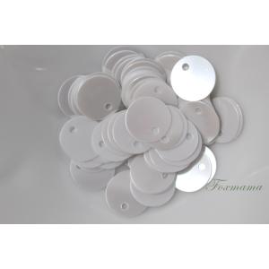 スパンコール 約65枚(約2g) 丸10mm シャイニー トップホール