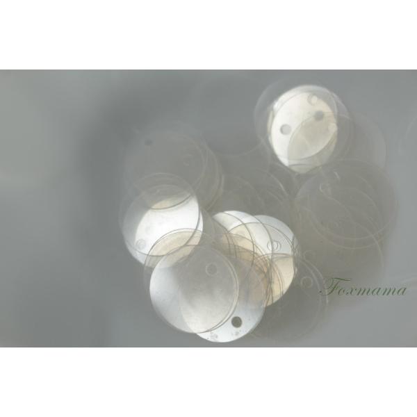 スパンコール 12mm 約55枚(約2.5g) 丸 トップホール 半透明 (SCC12BHSSATH...